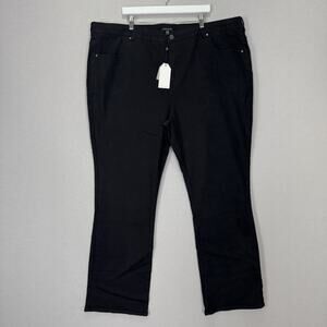 Universal Standard Marne Bootcut Jeans Womens 28 Jet Black Denim Minimalist